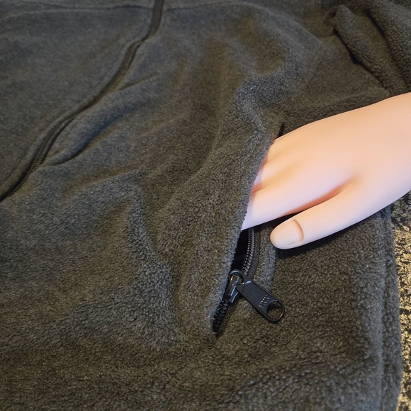 Columbia Sportwear Fleece Jacket Gray Full Zip Closure Women size S - Picture 10 of 14